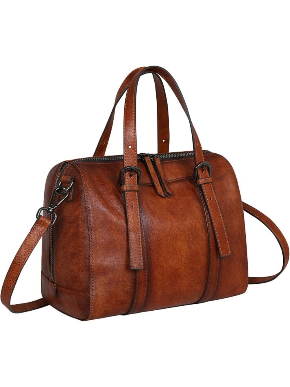 Stylish Leather Satchel Bag for Women | Hobo Crossbody Shoulder Tote Handbag